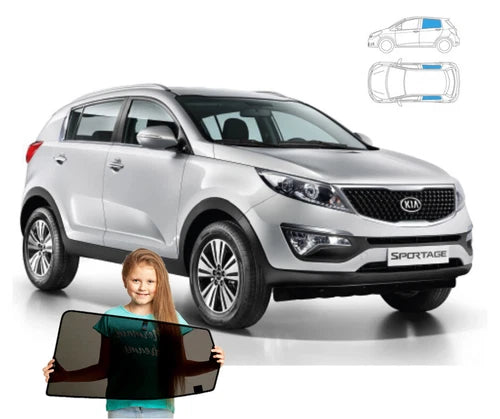 Parasolare pentru Kia Sportage 3 III (2010-2015) - 2 parasolare cu magneți