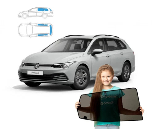 Parasolare pentru VW Golf VIII 8 Variant Estate, set de 6 piese