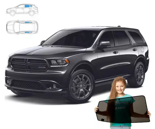Parasolar pentru Dodge Durango 3 III SUV 2010 - set de 4 piese cu magneți
