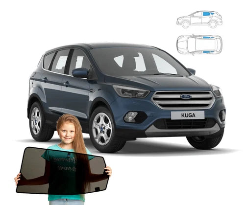 Parasolare pentru Ford Kuga 2 II (2012-2019) - set de 4 piese cu magneți