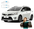 Parasolar pentru Toyota Verso 09-18, set de 2 piese cu magneți