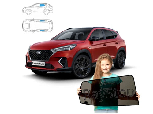 Parasolare pentru Hyundai Tucson III 3 15-20 Parasolare din 2 piese cu magneți