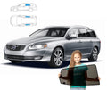 Parasolare pentru Volvo V70 3 III MY07-16 Estate, Set 2 parasolare cu magneți