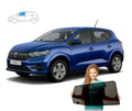 Parasolar pentru Dacia Sandero III 3 HTB geamuri laterale față cu 5 uși, 2 piese