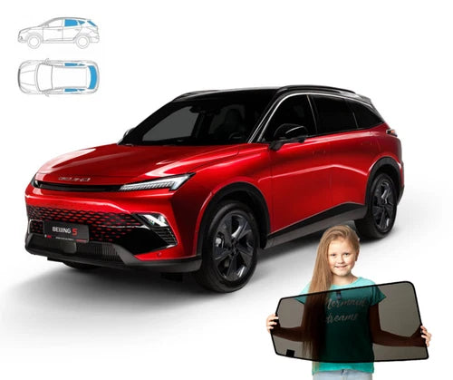 Parasolar pentru Baic Baijing 5 V SUV din 2022 încoace - set de 5 piese cu magneți, RayStop