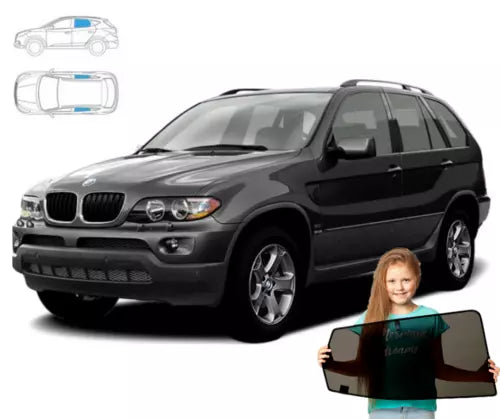Parasolare spate pentru BMW X5 E53 SUV 99'-06', set 2 buc.