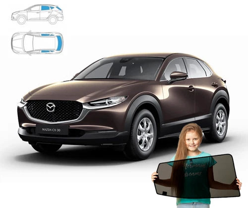 Parasolare pentru Mazda CX-30 2019, panouri spate + lunetă