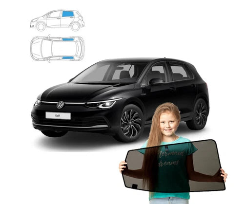 Parasolare pentru VW Volkswagen Golf VIII 8 HTB, parasolare 2 piese