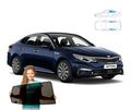 Parasolare pentru Kia Optima 4 IV sedan 15-20, set de 4 piese cu magneți