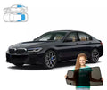 Parasolar pentru BMW Seria 5 G30 sedan 2017-2024, set 3 piese cu magneți, RayStop