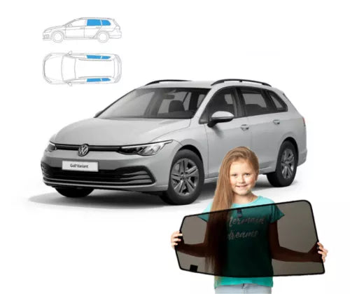 Parasolare pentru VW Golf VIII 8 Variant Estate, set de 4 piese