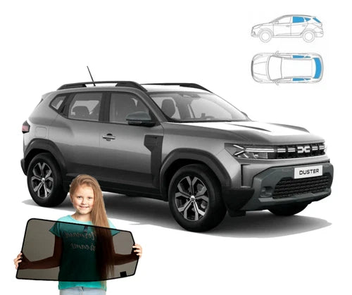 Parasolar pentru Dacia Duster 3 III SUV din 2024 - set de 5 piese cu magneți