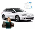 Parasolar pentru Citroen C5 2 II break 2008-2017, set 5 piese cu magneți, RayStop