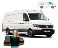 Parasolare pentru geamuri laterale față VW Crafter 2 2016, set 2 piese