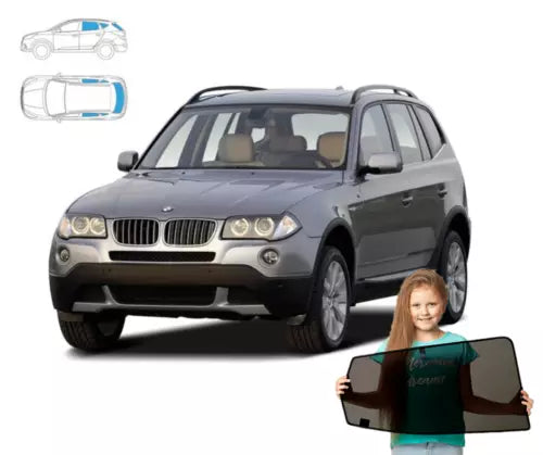 Parasolare pentru BMW X3 E83 SUV 03-10 - set de 5 parasolare cu magneți