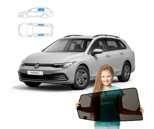 Parasolare pentru VW Golf VIII 8 Variant Estate, set de 2 piese