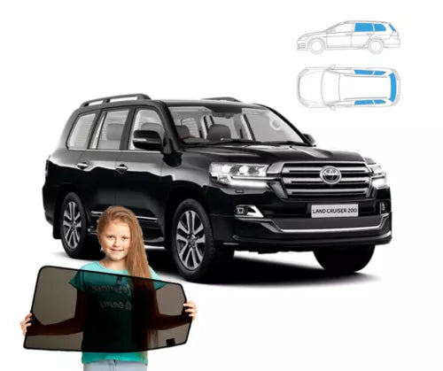 Parasolare pentru Toyota LAND CRUISER J200 din 2007 încoace, set de 5 piese