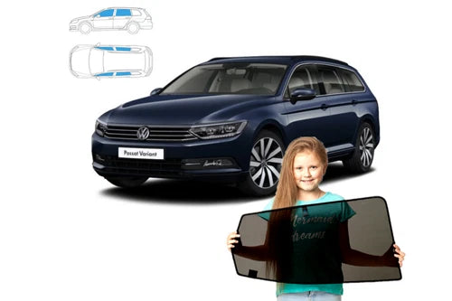 Parasolare pentru Volkswagen VW Passat B8 break (2014 încoace), set de 4 piese
