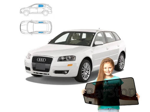 Parasolare pentru Audi A3 II (8PA) sportback, set de 2 piese