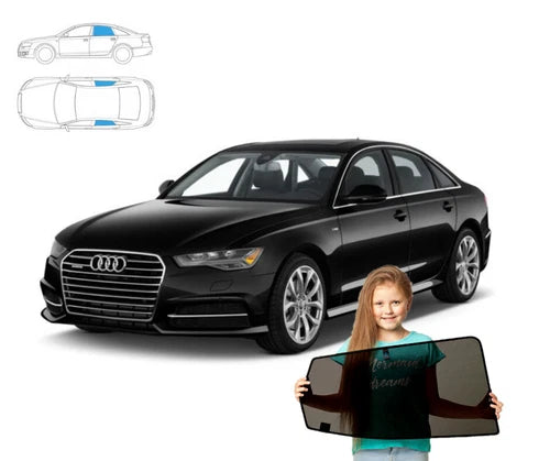 Parasolare pentru Audi A6 C7 Sedan, anii model 2011-2018, set de 2 piese