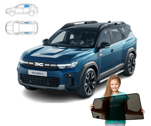 Parasolar pentru Dacia Bigster SUV din 2024 - set de 2 piese cu magneți, RayStop