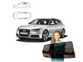 Parasolare pentru Audi A6 C7 break 11-18, set de 4 piese cu magneți