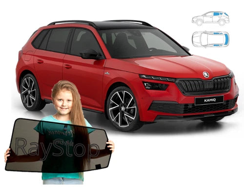 Parasolare pentru Skoda Kamiq din 2019 - Set de 5 parasolare
