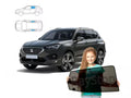 Parasolare pentru Seat Tarraco din 2018, set de 2 piese cu magneți