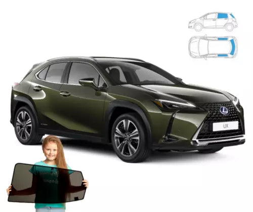 Parasolare pentru Lexus UX 2018, panouri spate + lunetă