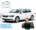 Parasolar pentru Skoda Superb 2 II liftback 08-15, set 2 piese cu magneți