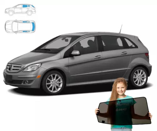 Parasolar pentru Mercedes-Benz Clasa B (I) W245 break 05-11' set 5 piese cu magneți