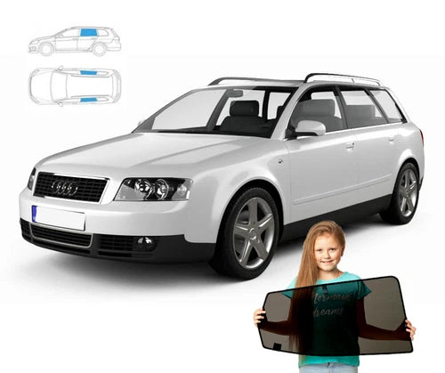 Parasolare pentru Audi A4 B6 Estate 2000'-06' Panouri spate, 2 bucăți