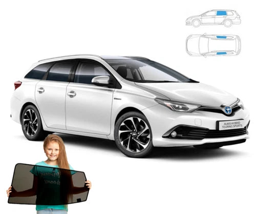 Parasolare pentru Toyota Auris 2 Estate 12'-18' panouri spate, 2 bucăți