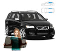 Parasolare cu magneți pentru Volvo V50 Break, set de 4 piese
