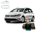 Parasolar pentru Volkswagen Golf Sportsvan 2014-2020, set de 2 piese cu magneți