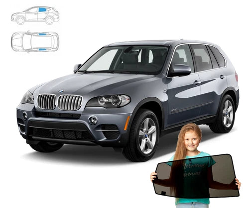 Parasolare spate pentru BMW X5 E70 SUV 06'-13', set 2 buc.