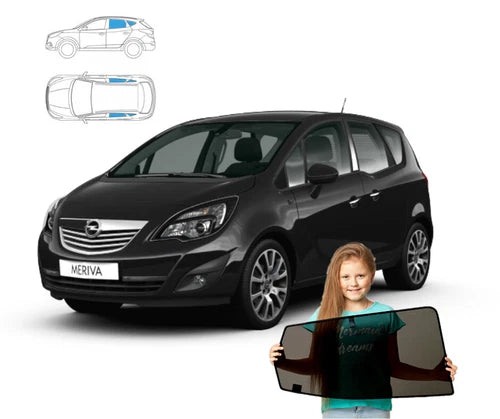 Parasolare pentru Opel Meriva B, anii model 2010-2017, set de 4 bucăți