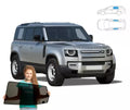 Parasolar pentru Land Rover Defender 2 II din 2020 încoace, set din 2 piese cu magneți, RayStop