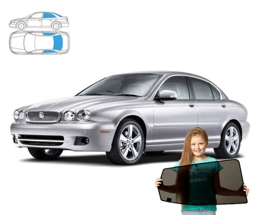 Parasolare pentru Jaguar X-Type sedan 01-09, panouri spate + lunetă
