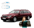 Parasolar pentru Mercedes-Benz Clasa E W211 Estate 02-09, set de 5 piese cu magneți