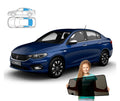 Parasolare pentru Fiat Tipo sedan din 2015 încoace, set de 3 piese cu magneți