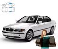 Parasolare pentru BMW Seria 3 E46 (1998-2005) - set de 2 parasolare cu magneți