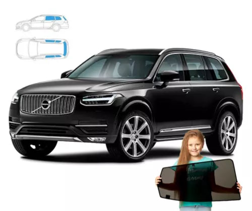 Parasolare pentru Volvo XC90 2 II din 2014 - panouri spate + lunetă