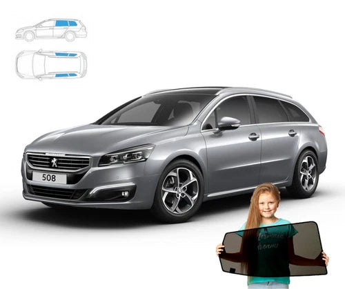 Parasolare pentru Peugeot 508 1 Estate 10'-18' Panouri spate 4 piese