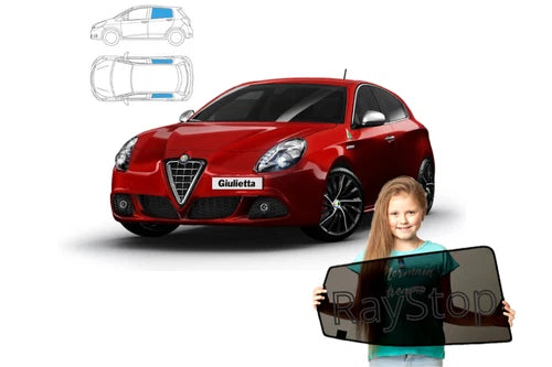 Parasolare pentru Alfa Romeo Giulietta din 2010 încoace, parasolare din 2 piese