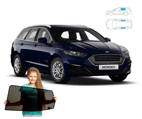 Parasolare pentru Ford Mondeo MK5 V5 break, parasolare din 2 piese cu magneți