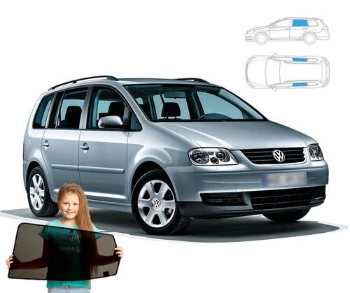 Parasolare pentru panouri spate VW Touran I 03'-10', din 2 piese