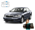 Parasolar pentru Skoda Octavia 2 II liftback 04-13, set 2 piese cu magneți