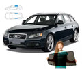 Parasolare pentru Audi A4 B8 Estate 07-15, panouri spate, 2 piese, cu magneți