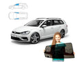 Parasolare pentru VW Volkswagen Golf VII 7 Variant 12-20 față, 2 piese